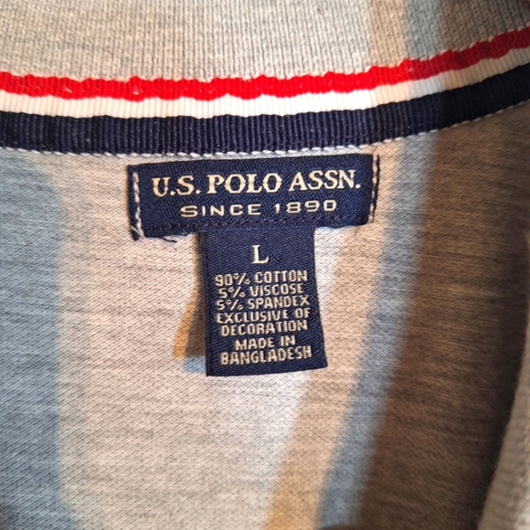 US Polo Association Womens Sport Golf Dress Gray With Logo Size Large EUC - Picture 9 of 14